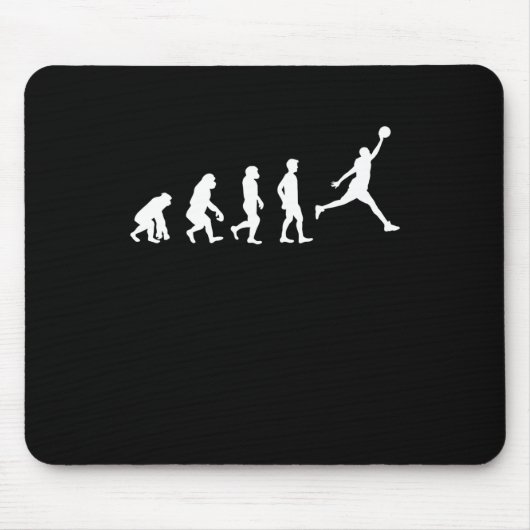 Basketbal Evolution kampioen basketbalspeler Muismat (Voorkant)