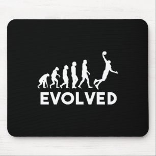 Basketbal Evolution Mannen Vrouwen Jongens Meisjes Muismat