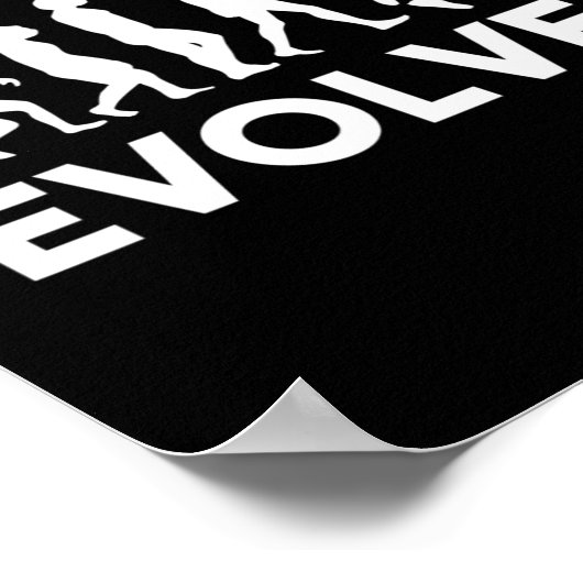 Basketbal Evolution Mannen Vrouwen Jongens Meisjes Poster (Hoek)