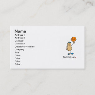 Basketbal Fan T-shirts en Cadeaus Visitekaartje