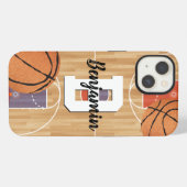 Basketbal Fans iPhone Hoesje (Achterkant horizontaal)