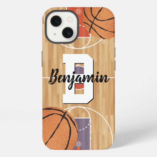 Basketbal Fans iPhone Hoesje (Achterkant)