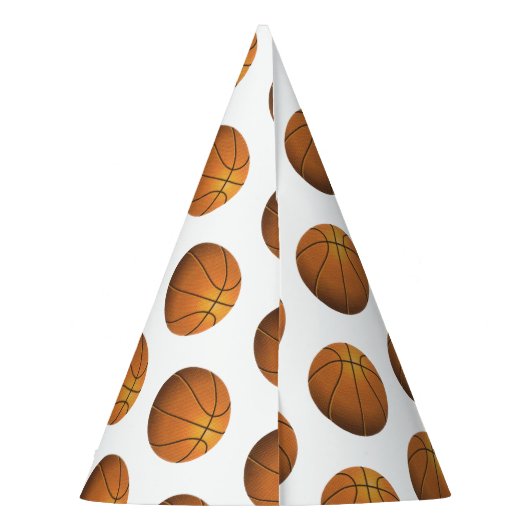 "Basketbal" Feesthoedjes (Achterkant)