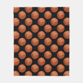 Basketbal Fleece Deken (Voorkant)