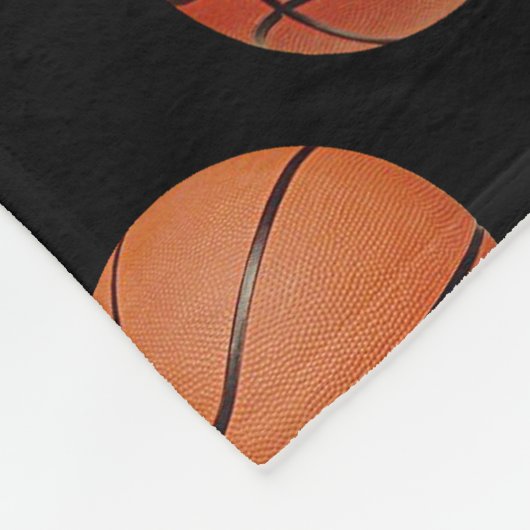 Basketbal Fleece Deken (Hoek)