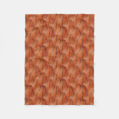 Basketbal Fleece Deken (Voorkant)