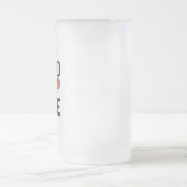 Basketbal Focused Frosted Glass Mok (Center)