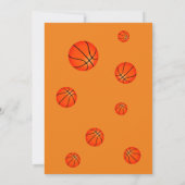 Basketbal Foto Dank je Coach Kaart (Achterkant)