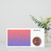 Basketbal Foto Kaart door SRF (Staand voorkant)