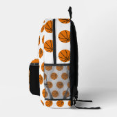 Basketbal Foto Tekst toevoegen Speler nummer Team Bedrukte Rugzak (Rechts)