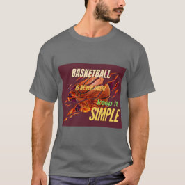 Basketbal gaat nooit dood t-shirt