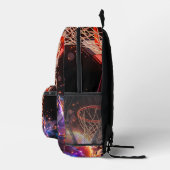 Basketbal Galaxy Stijl Bedrukte Rugzak (Rechts)