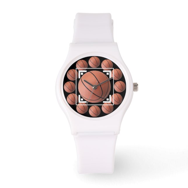 Basketbal Galour Sportieve polshorloge Horloge (Voorkant)