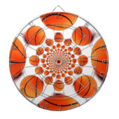 Basketbal Game of Champions: Court Vision Kaleida Dartbord (Voorkant)