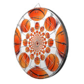 Basketbal Game of Champions: Court Vision Kaleida Dartbord (Voorkant Rechts)