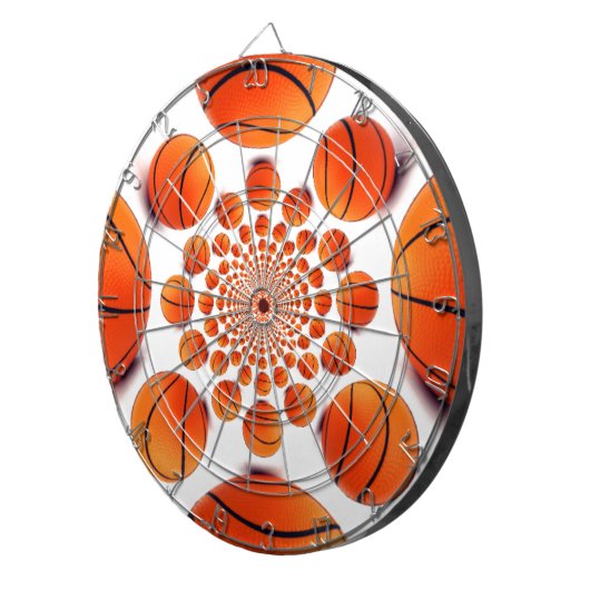 Basketbal Game of Champions: Court Vision Kaleida Dartbord (Voorkant Rechts)