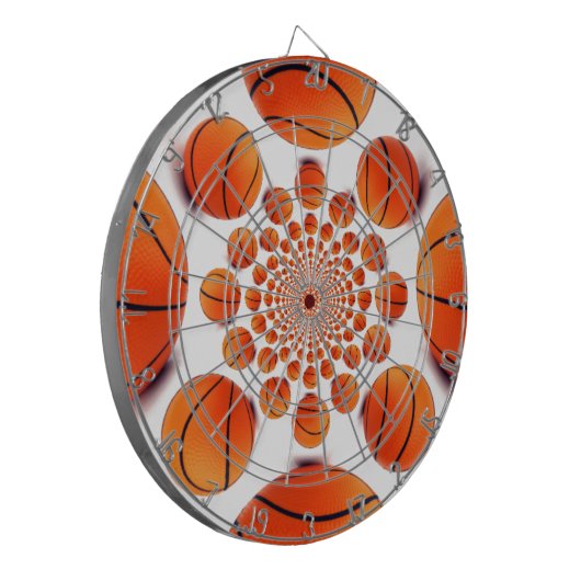 Basketbal Game of Champions: Court Vision Kaleida Dartbord (Voorkant Links)