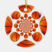 Basketbal Game of Champions: Court Vision Kaleida Keramisch Ornament (Voorkant)