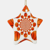 Basketbal Game of Champions: Court Vision Kaleida Keramisch Ornament (Rechts)