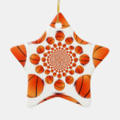 Basketbal Game of Champions: Court Vision Kaleida Keramisch Ornament (Voorkant)