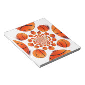 Basketbal Game of Champions: Court Vision Kaleida Notitieblok (Schuin)