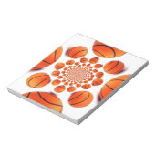 Basketbal Game of Champions: Court Vision Kaleida Notitieblok (Linkerzijde)