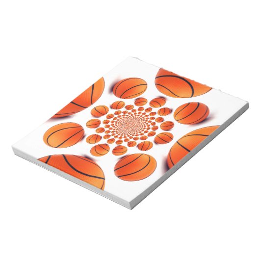 Basketbal Game of Champions: Court Vision Kaleida Notitieblok (Linkerzijde)