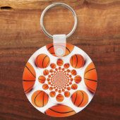 Basketbal Game of Champions: Court Vision Kaleida Sleutelhanger (Voorkant)