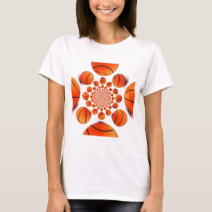 Basketbal Game of Champions: Court Vision Kaleida T-shirt