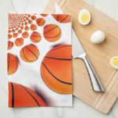 Basketbal Game of Champions: Court Vision Kaleida Theedoek (Quarter Fold)