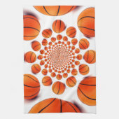 Basketbal Game of Champions: Court Vision Kaleida Theedoek (Verticaal)