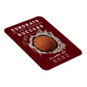 Basketbal Gefeliciteerd 2023 Magneet (Rechterzijde)