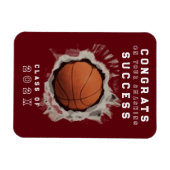 Basketbal Gefeliciteerd 2023 Magneet (Horizontaal)