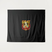 Basketbal Geit Cadeau Wandkleed (Voorkant (horizontaal))