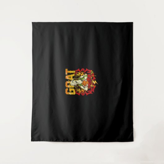 Basketbal Geit Cadeau Wandkleed (Voorkant)