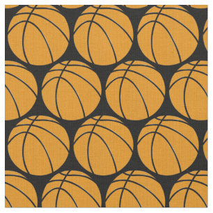 Basketbal gekamde katoenen stof