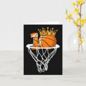 Basketbal Gelukkige 10e Verjaardag Jongen Bal 10 J Kaart (Gele Bloem)