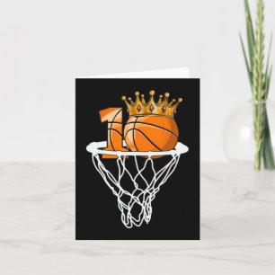 Basketbal Gelukkige 10e Verjaardag Jongen Bal 10 J Kaart