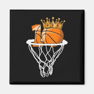 Basketbal Gelukkige 10e Verjaardag Jongen Bal 10 J Magneet
