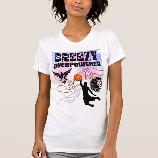 Basketbal gemachtigd t-shirt (Voorkant)