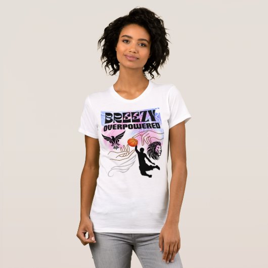 Basketbal gemachtigd t-shirt (Voorkant volledig)