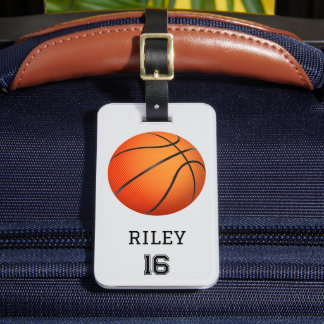 Basketbal Gepersonaliseerde Custom Team Bag Label Bagagelabel