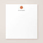 Basketbal Gepersonaliseerde Kinder Notitieblok<br><div class="desc">Je kleine sportsuperster zal dol zijn op dit gepersonaliseerde basketbal notitieblok voor kinderen. Perfect voor een jongen of meisje.</div>