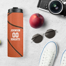 Basketbal Gepersonaliseerde Thermische Tumbler