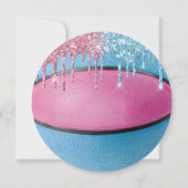Basketbal Geslacht Onthulling Kaart (Achterkant)