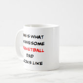 basketbal, geweldige koffiemok (Voorkant links)