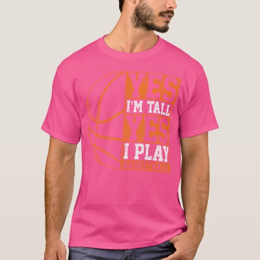 Basketbal Gezegde Grappig Basketbal Speler Gift T-shirt (Voorkant)