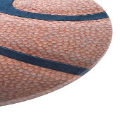 Basketbal glazen snijplank (Hoek)