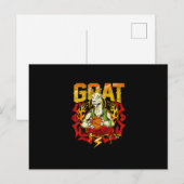 Basketbal Goat Cadeau Briefkaart (Voorkant / Achterkant)