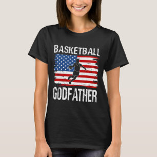 Basketbal GODFATHER USA Vlag T-shirt
